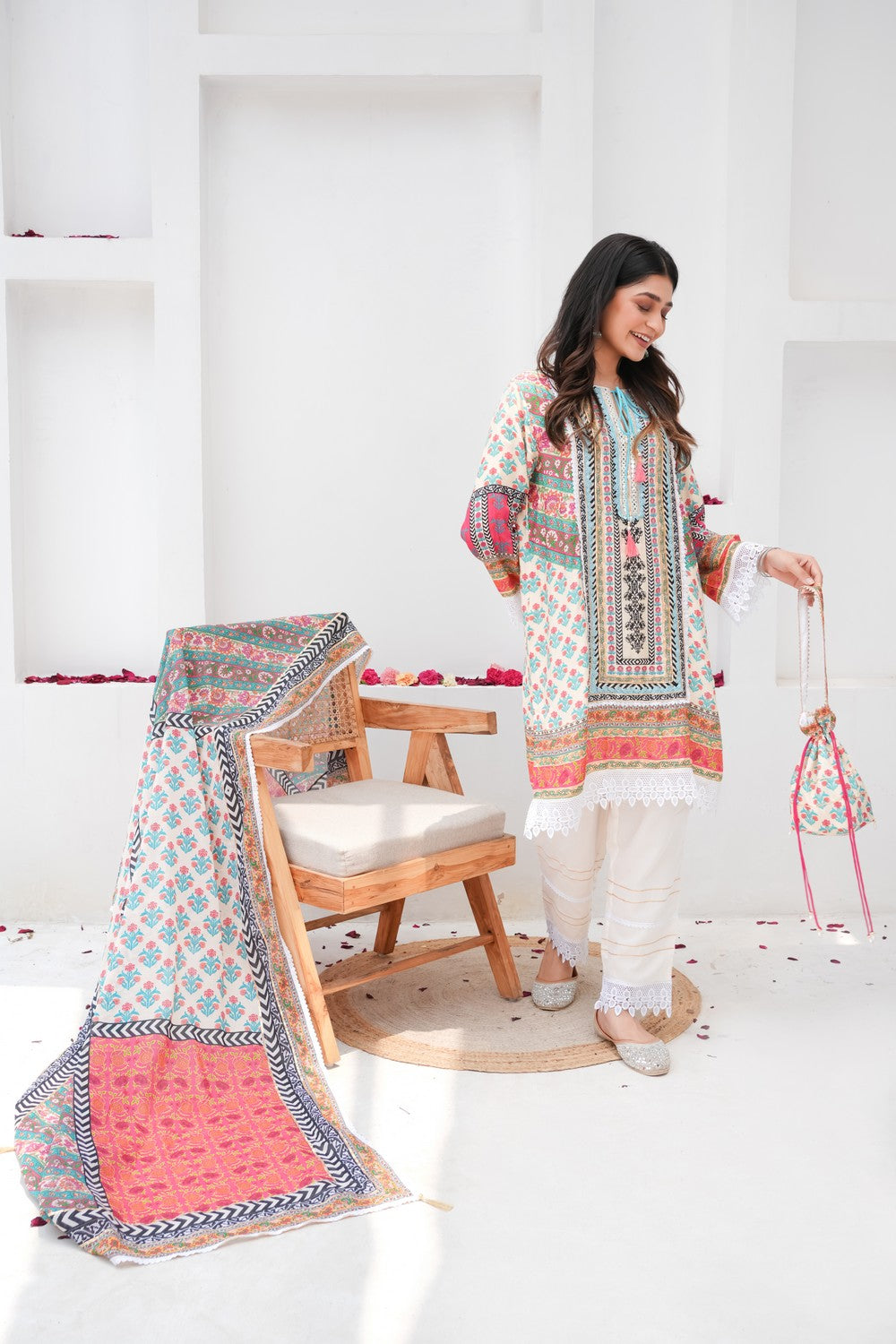 SAAR FIELDS COTTON SUIT SET