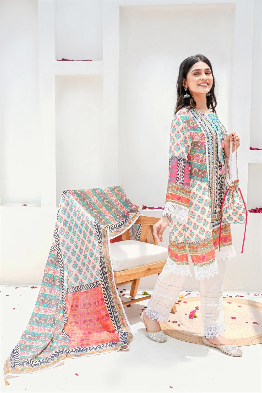 SAAR FIELDS COTTON SUIT SET