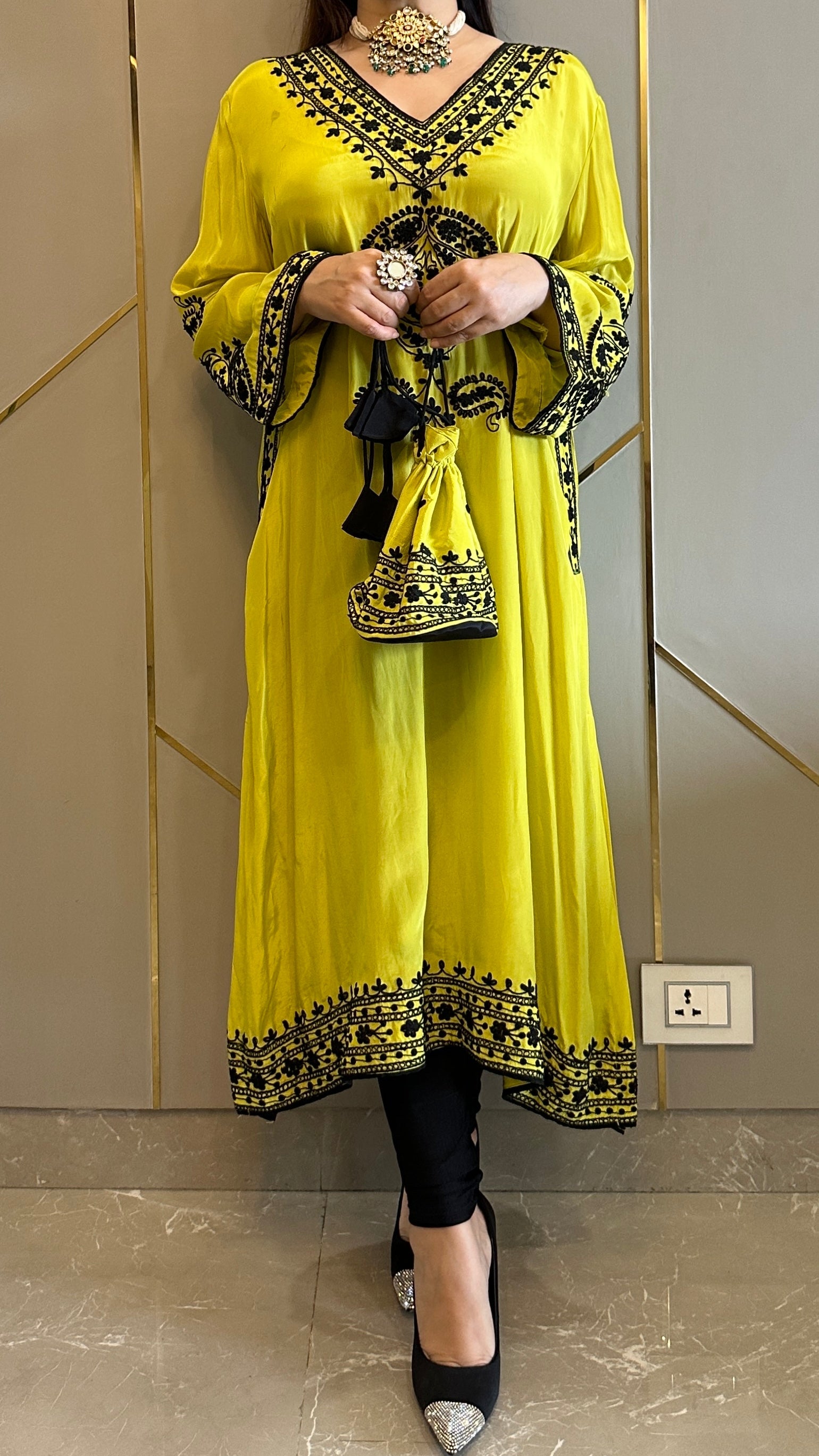 Embroidered Suit Set