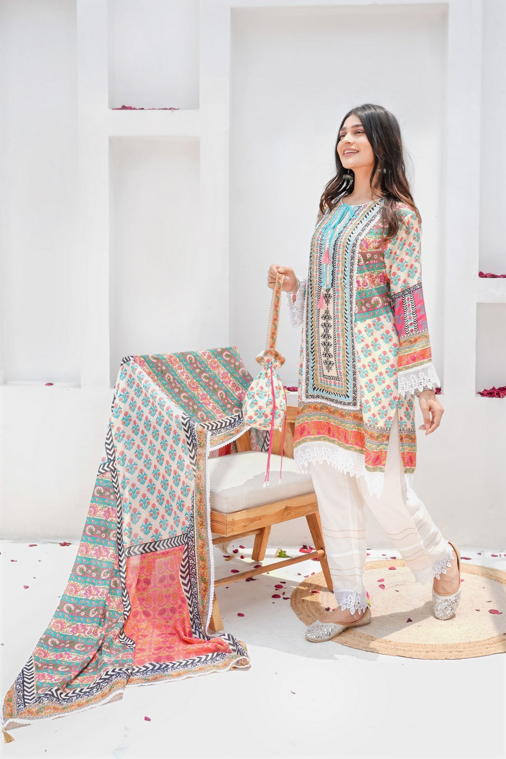 SAAR FIELDS COTTON SUIT SET