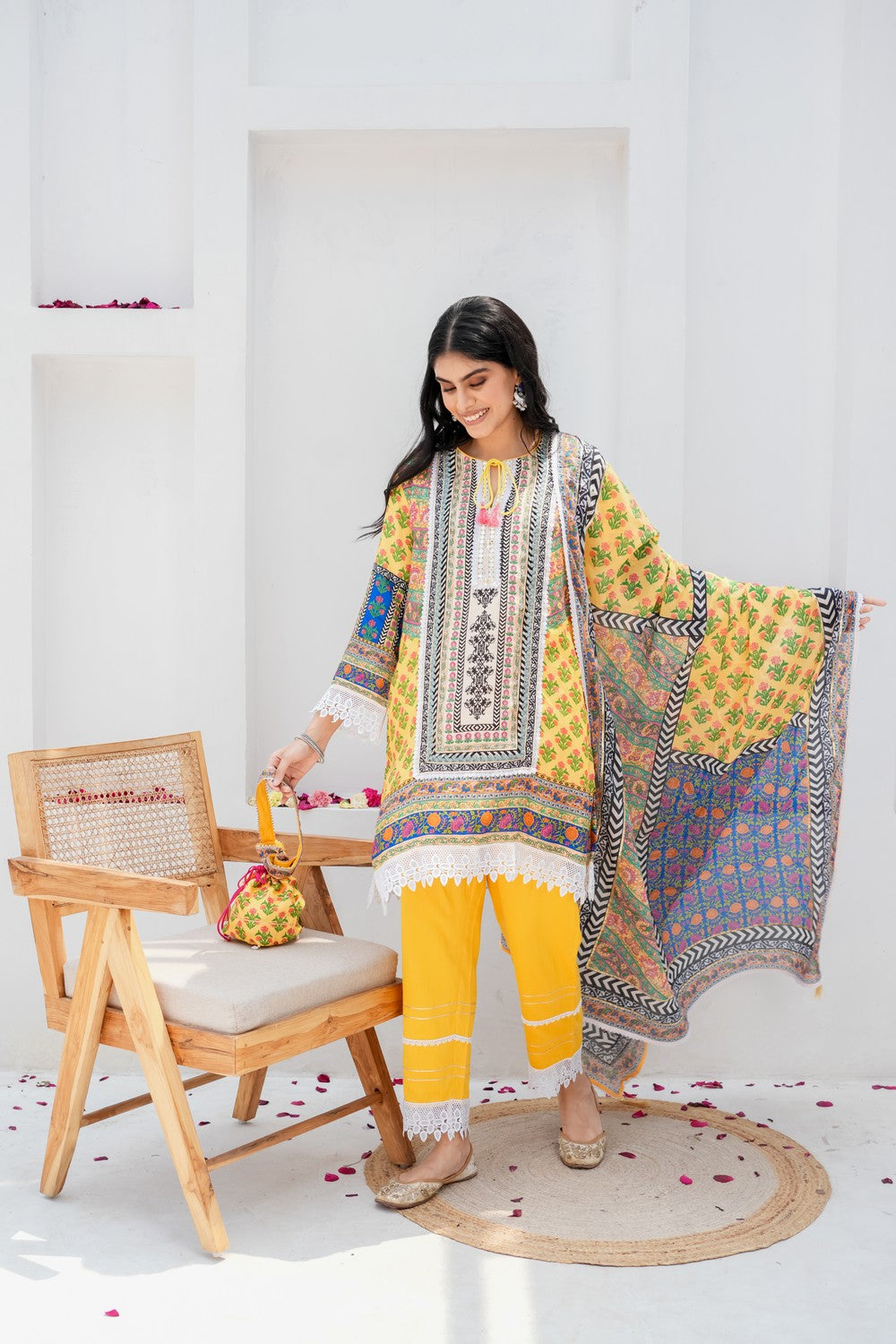 SAAR FIELDS COTTON SUIT SET