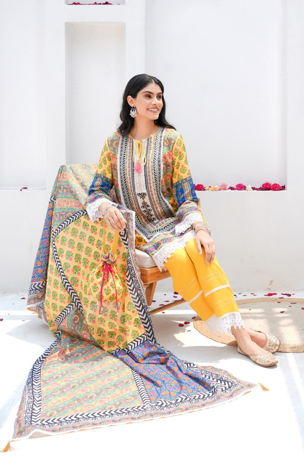 SAAR FIELDS COTTON SUIT SET