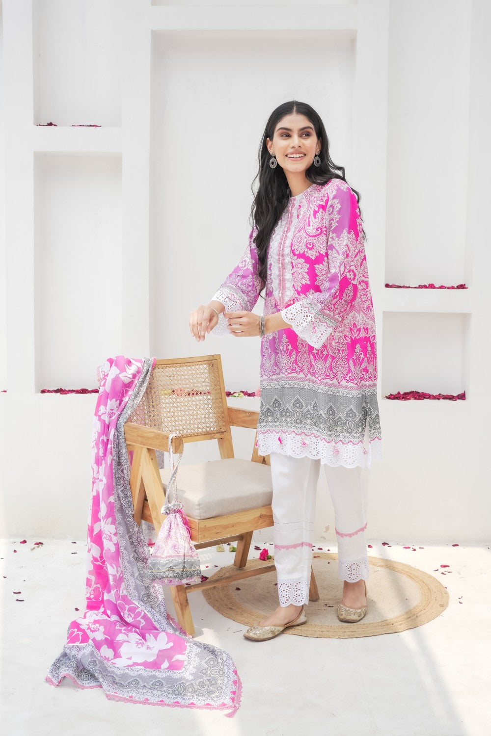 SAAR FIELDS COTTON SUIT SET