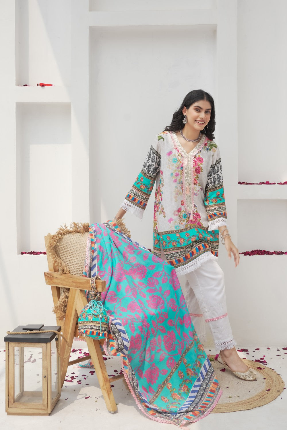 SAAR FIELDS COTTON SUIT SET