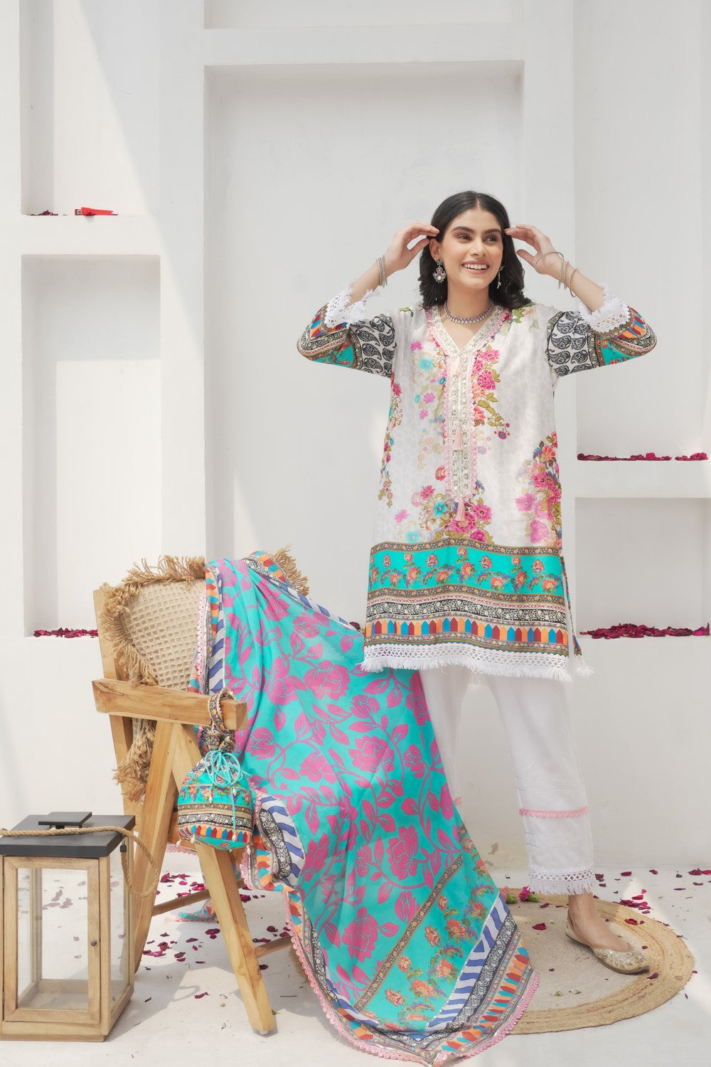 SAAR FIELDS COTTON SUIT SET