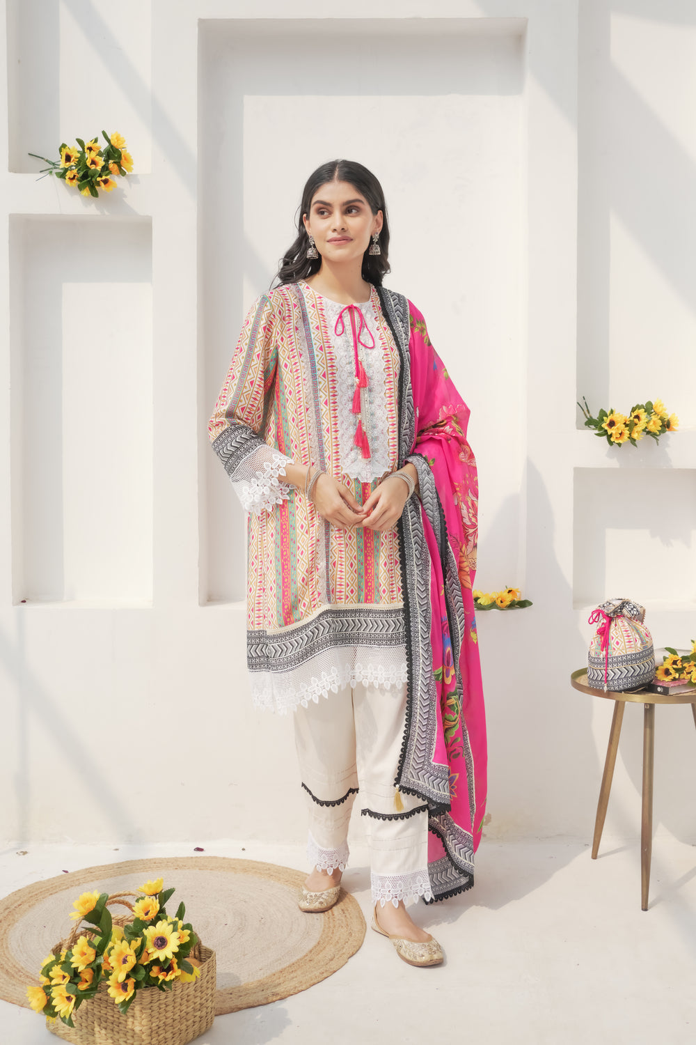 SAAR FIELDS COTTON SUIT SET