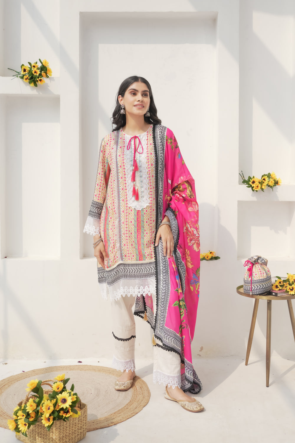 SAAR FIELDS COTTON SUIT SET
