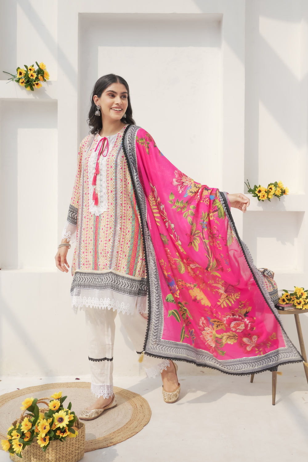SAAR FIELDS COTTON SUIT SET