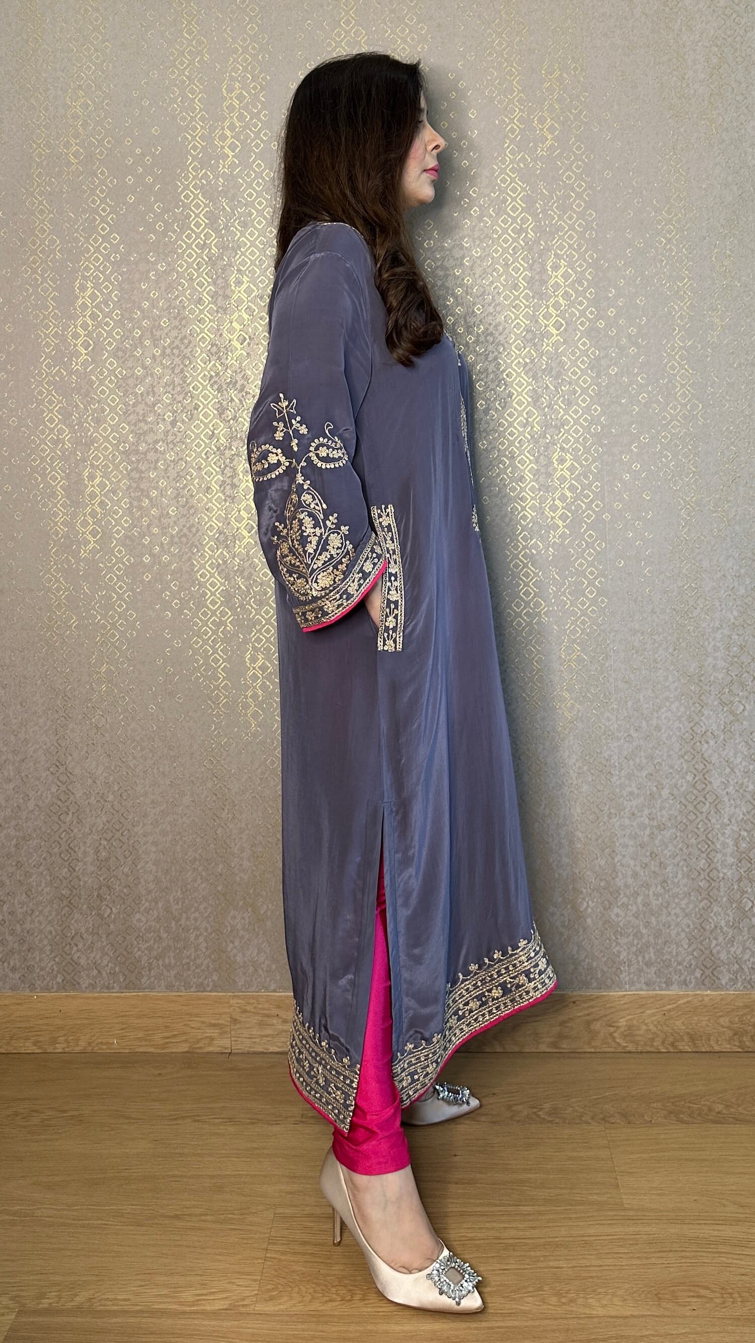 Embroidered Suit Set