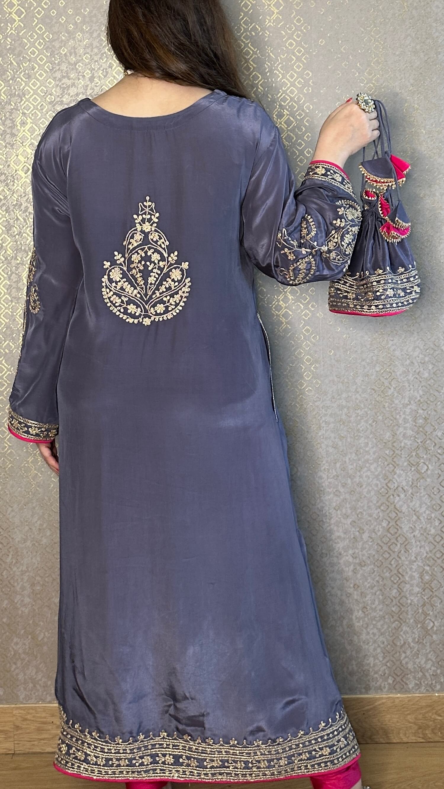 Embroidered Suit Set