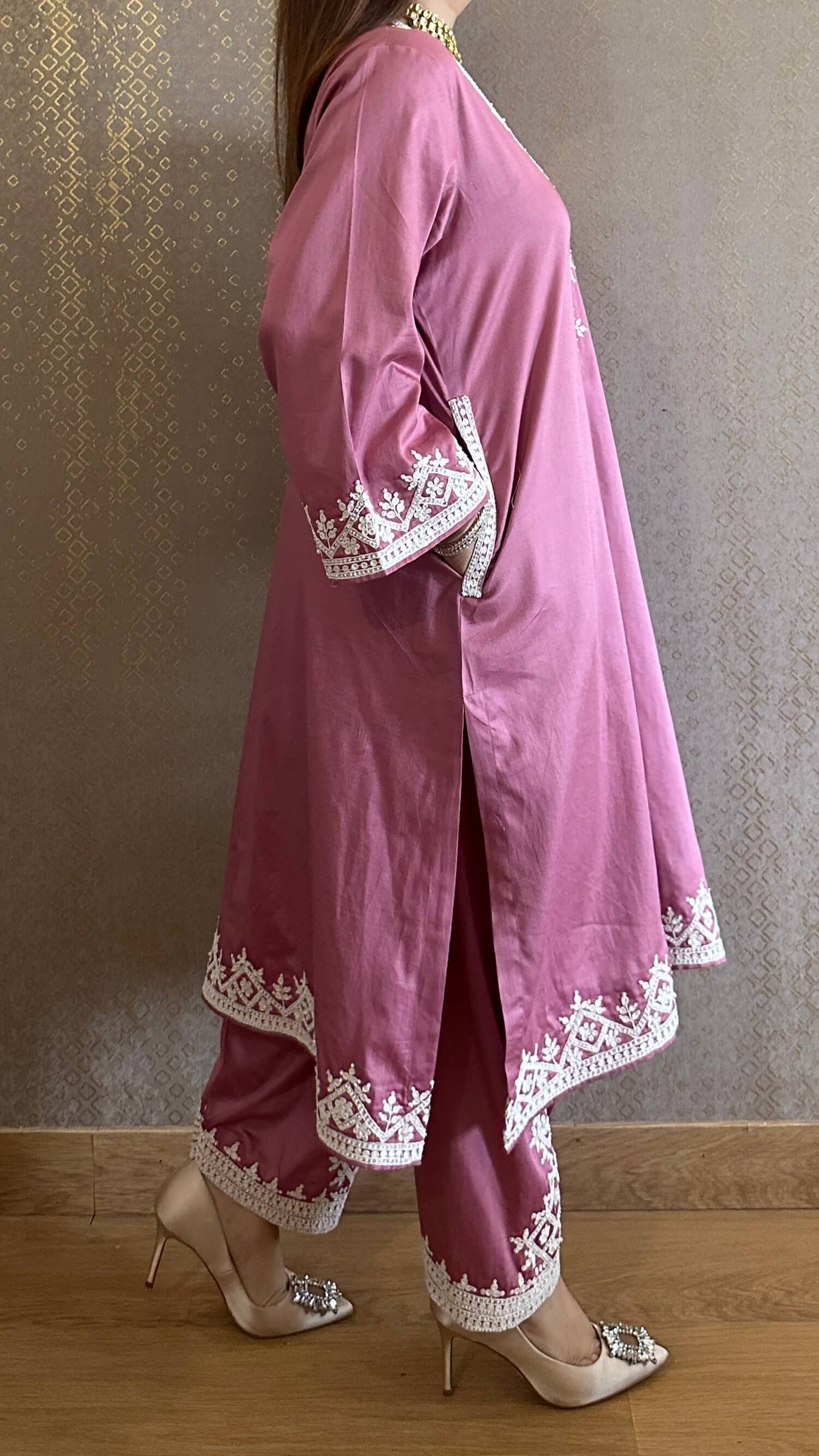 Embroidered Suit Set