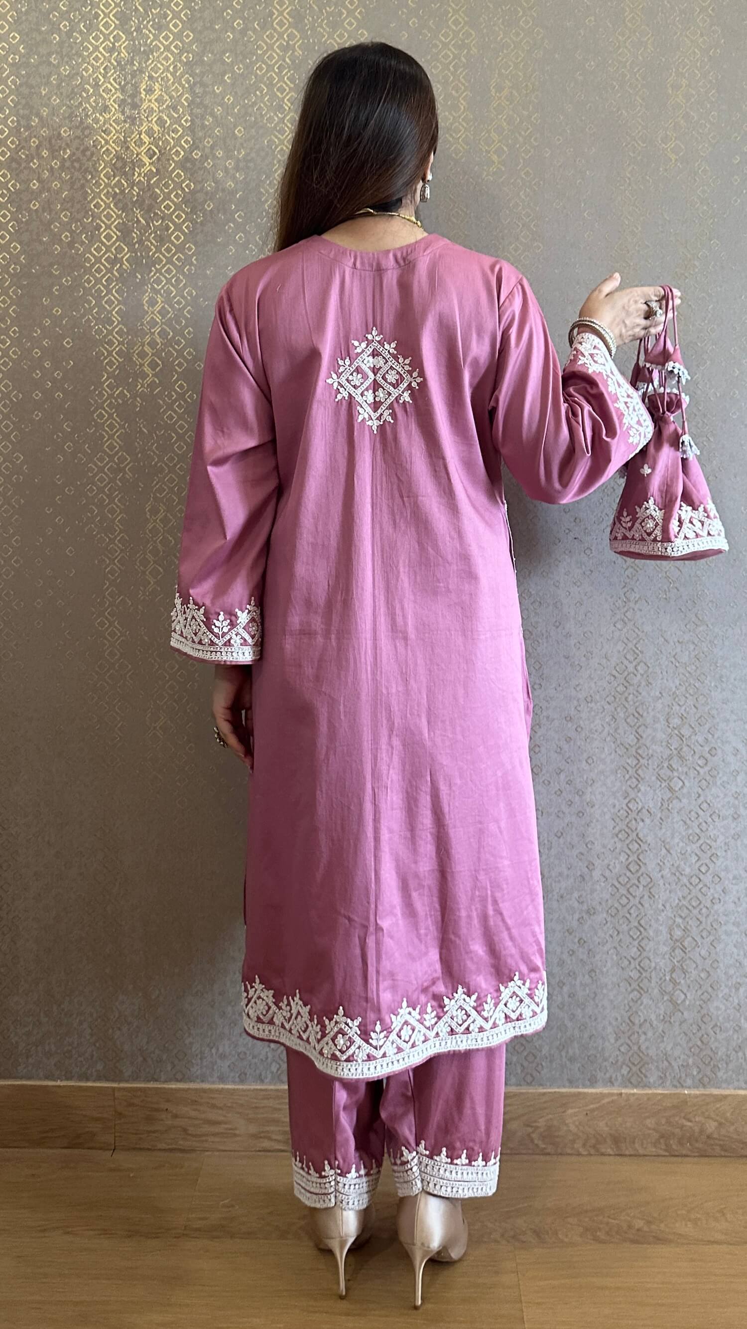 Embroidered Suit Set