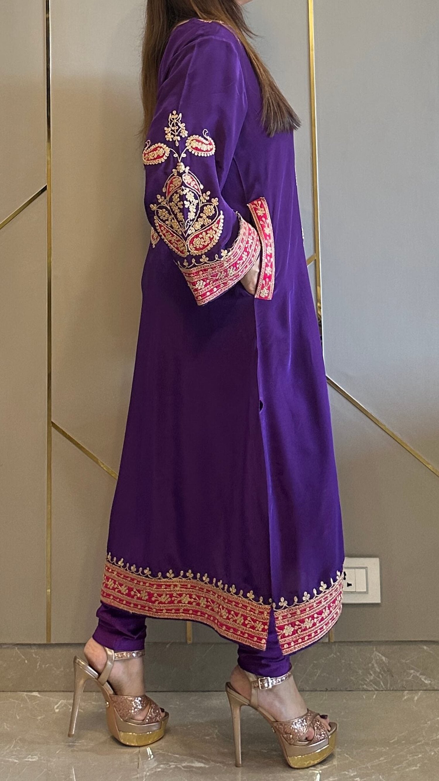 Embroidered Suit Set