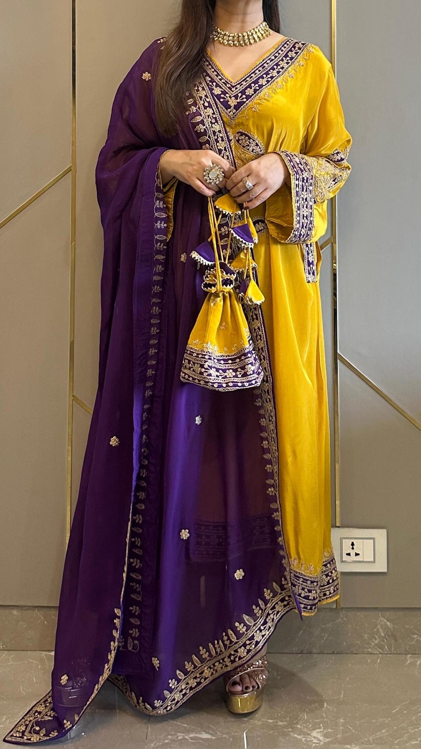Embroidered Suit Set