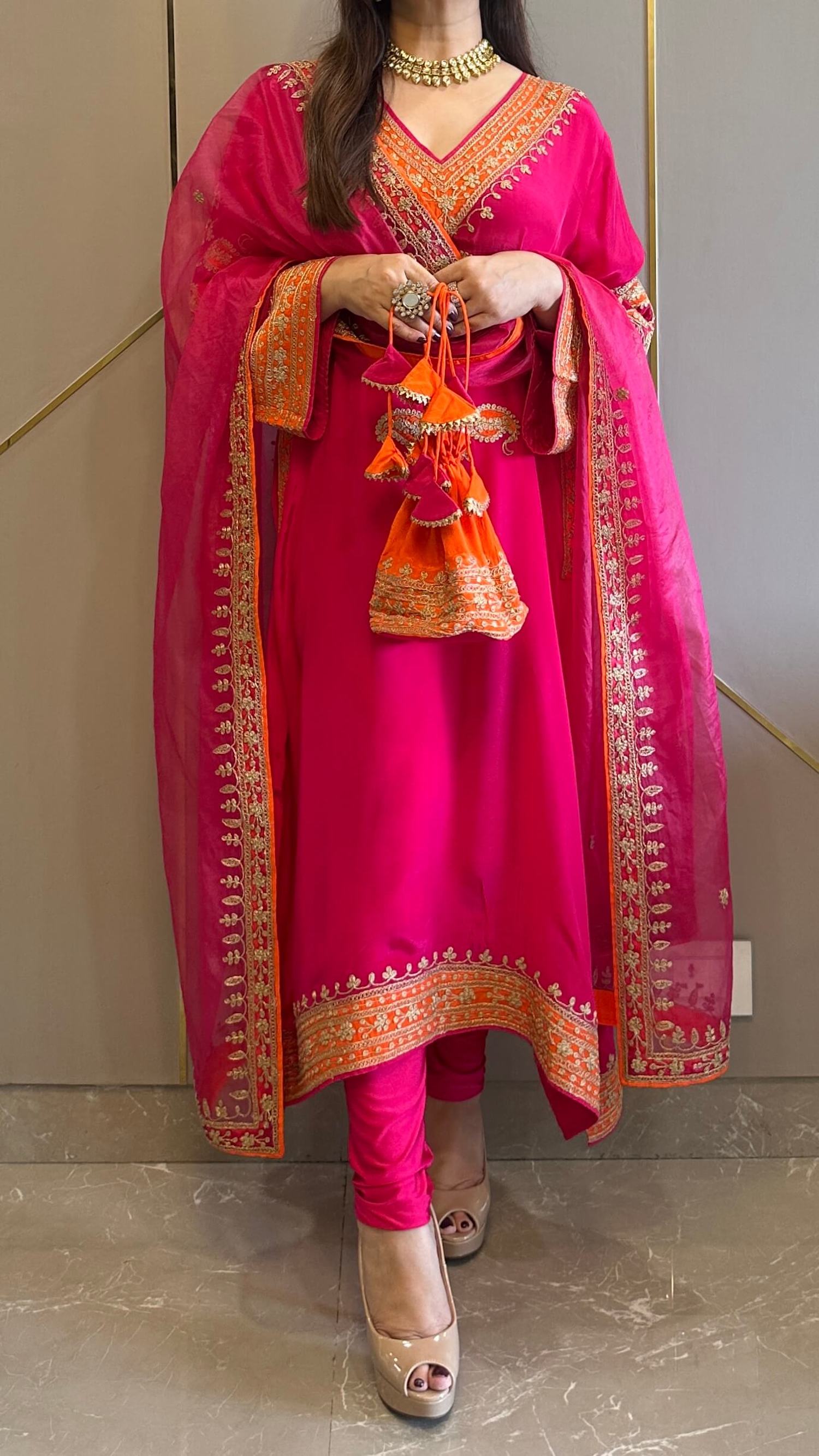 Embroidered Suit Set