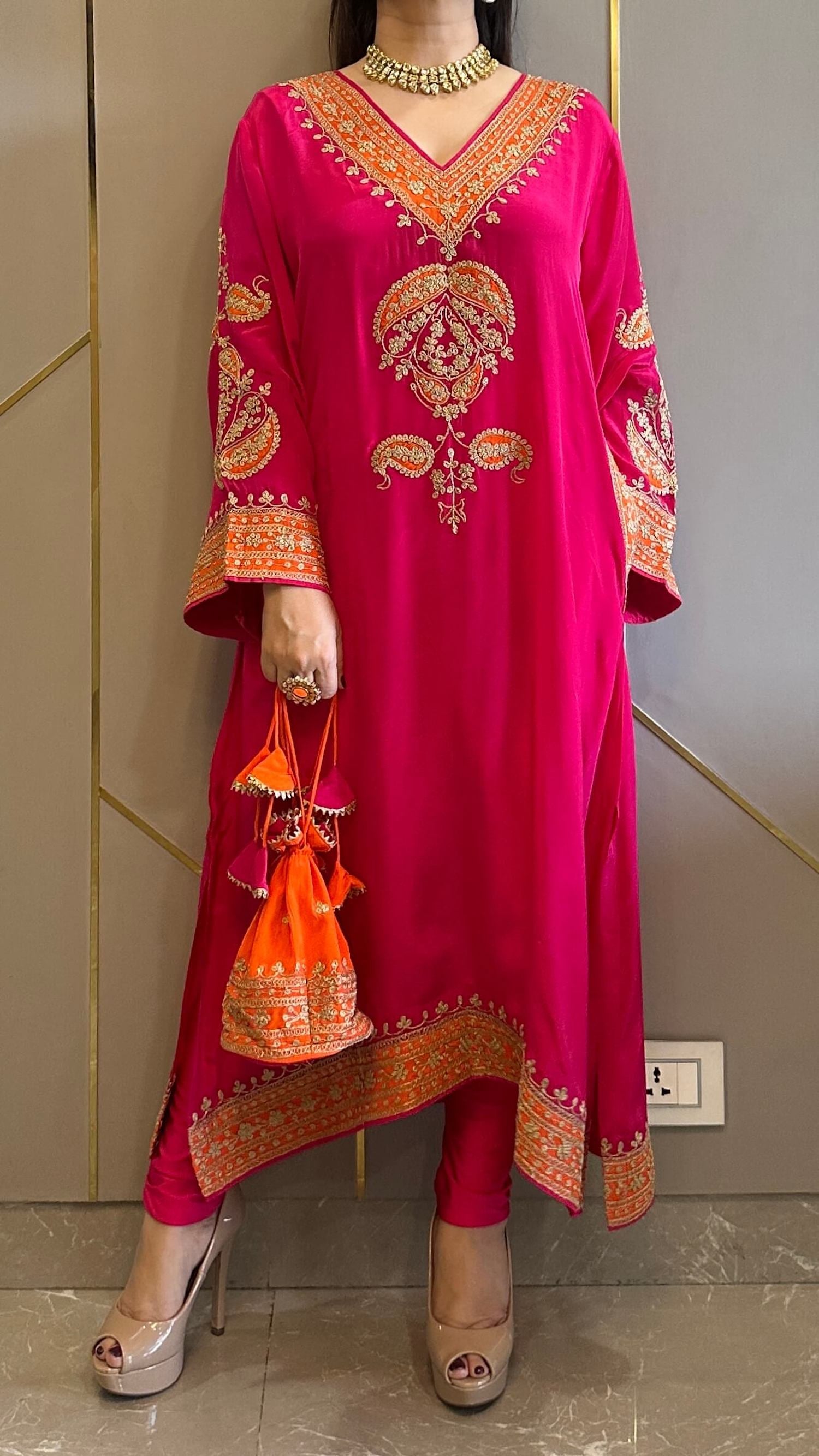 Embroidered Suit Set