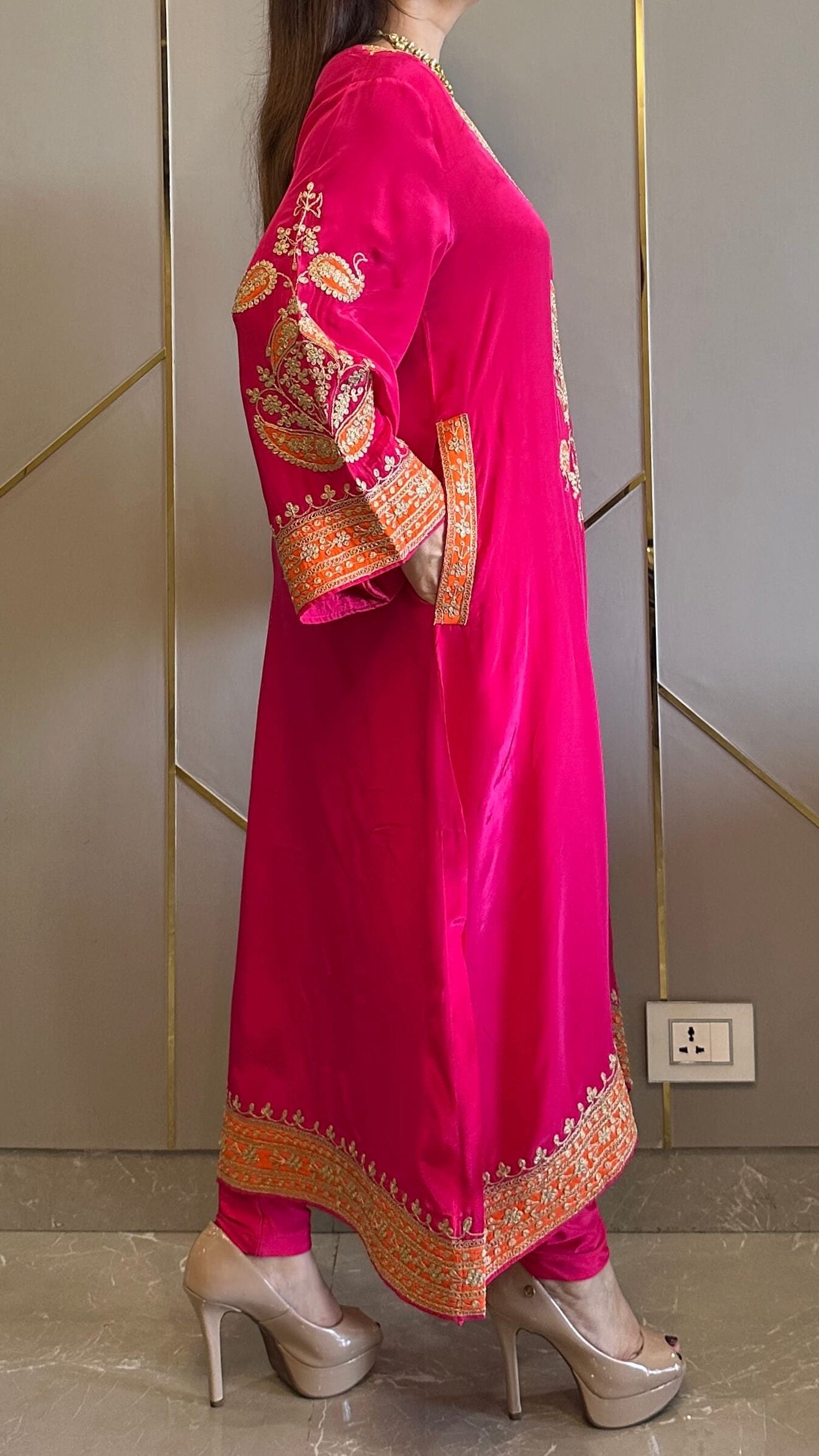 Embroidered Suit Set
