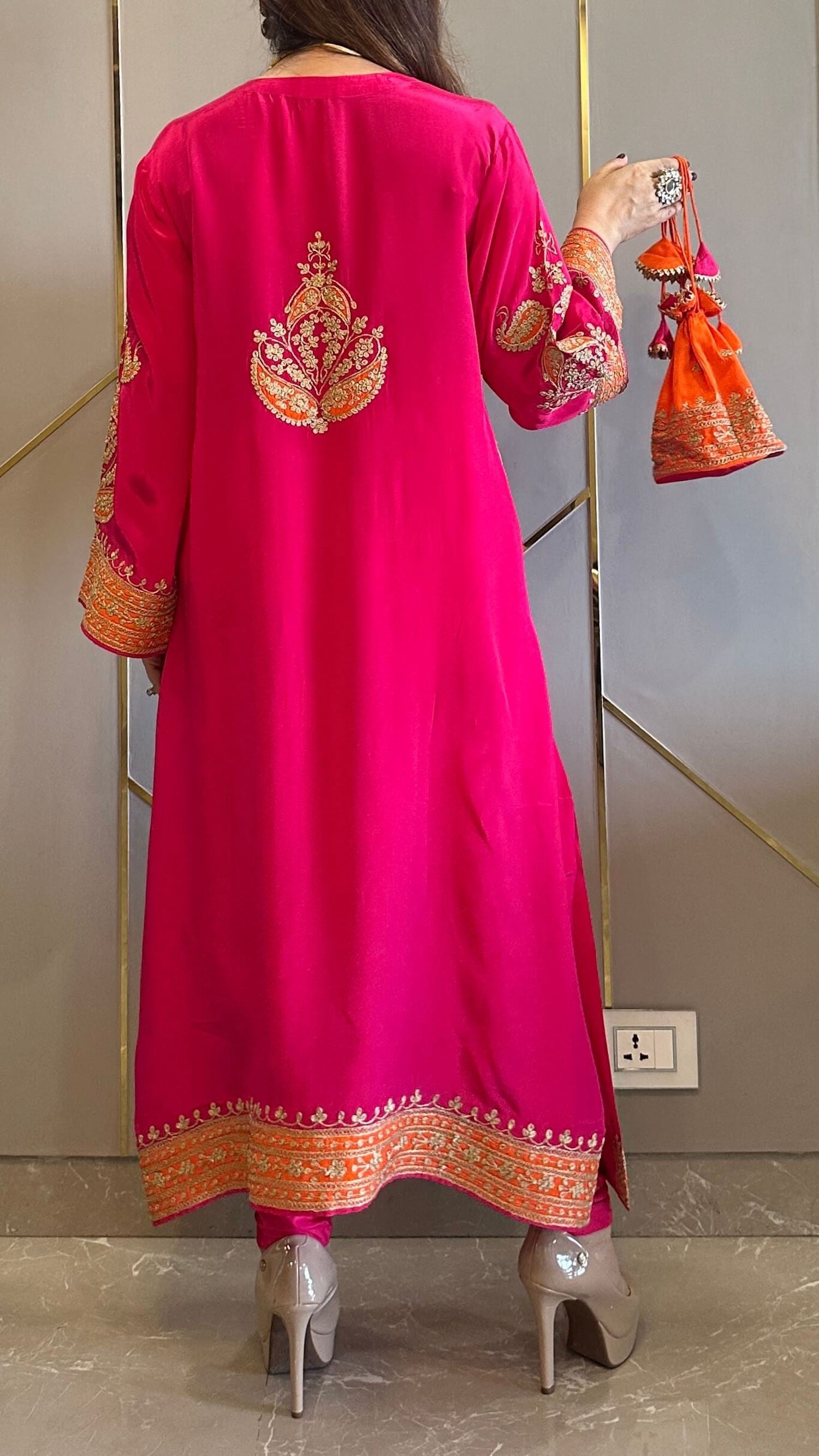 Embroidered Suit Set