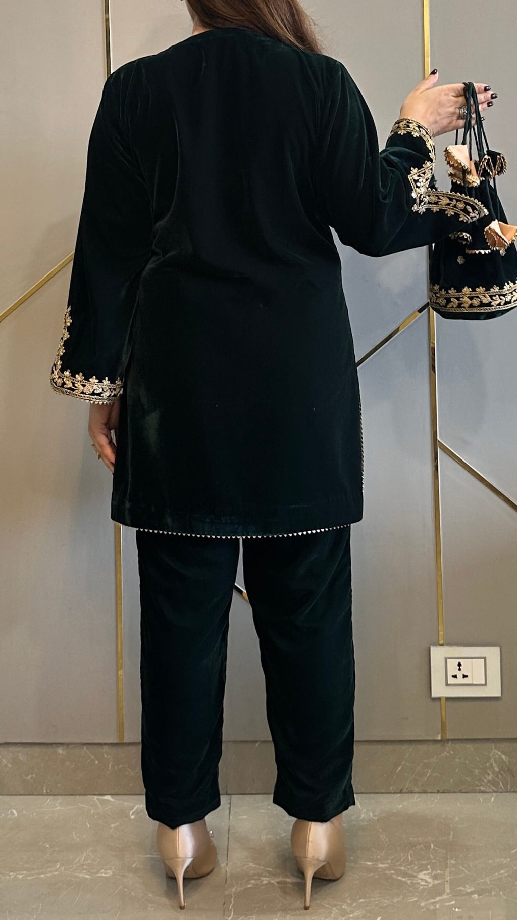 Embroidered Suit Set