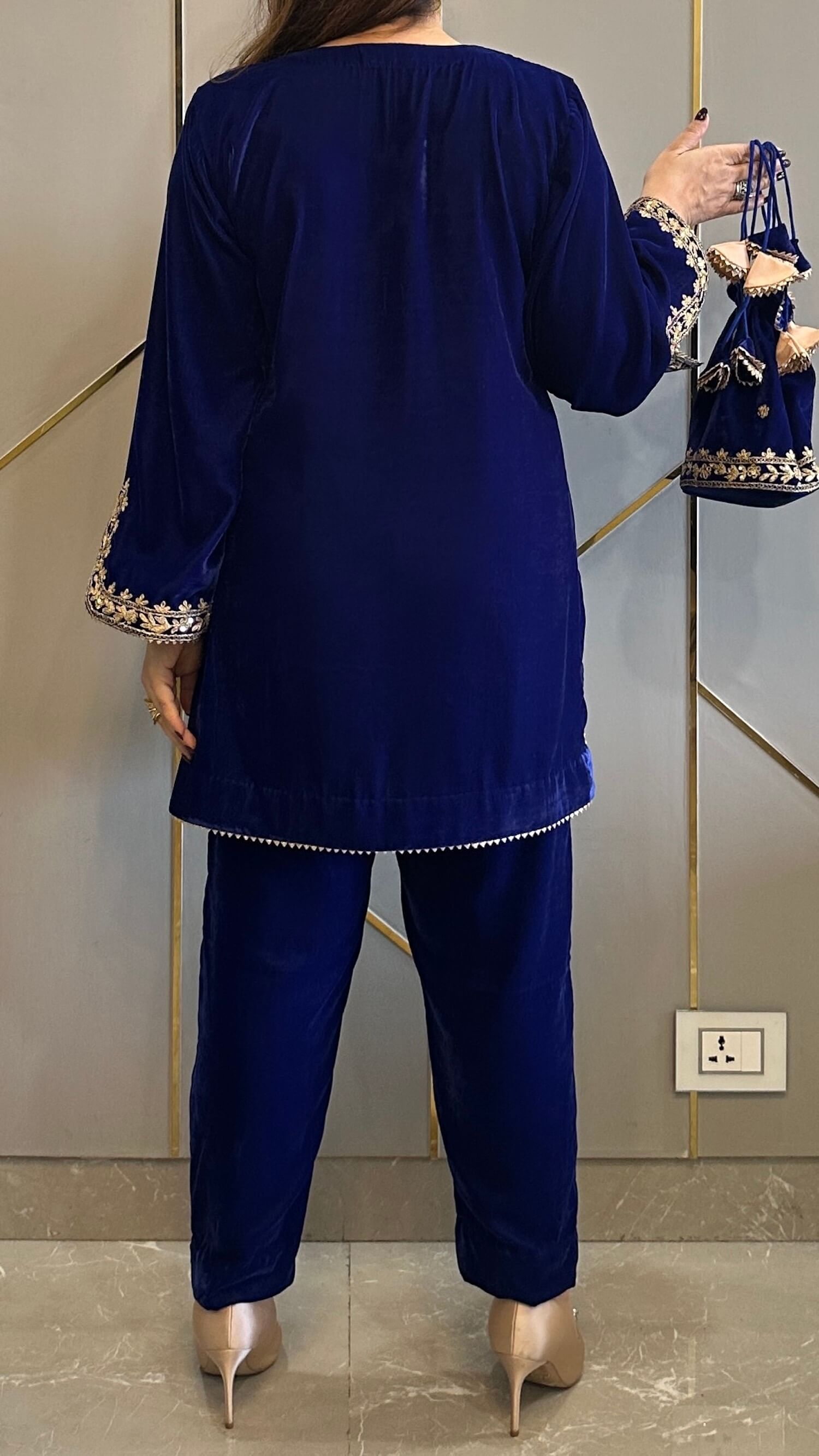 Embroidered Suit Set