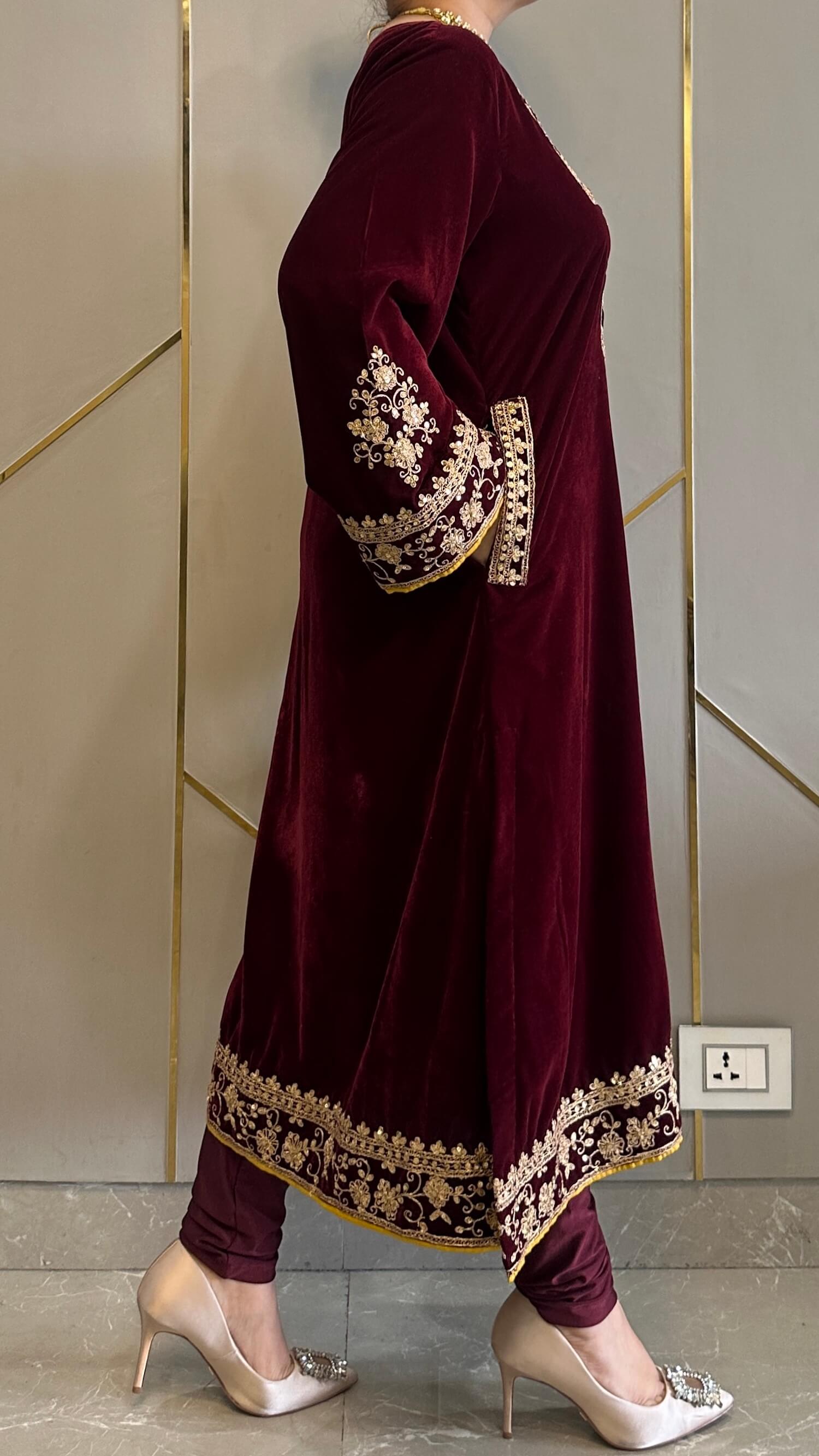 Embroidered Suit Set