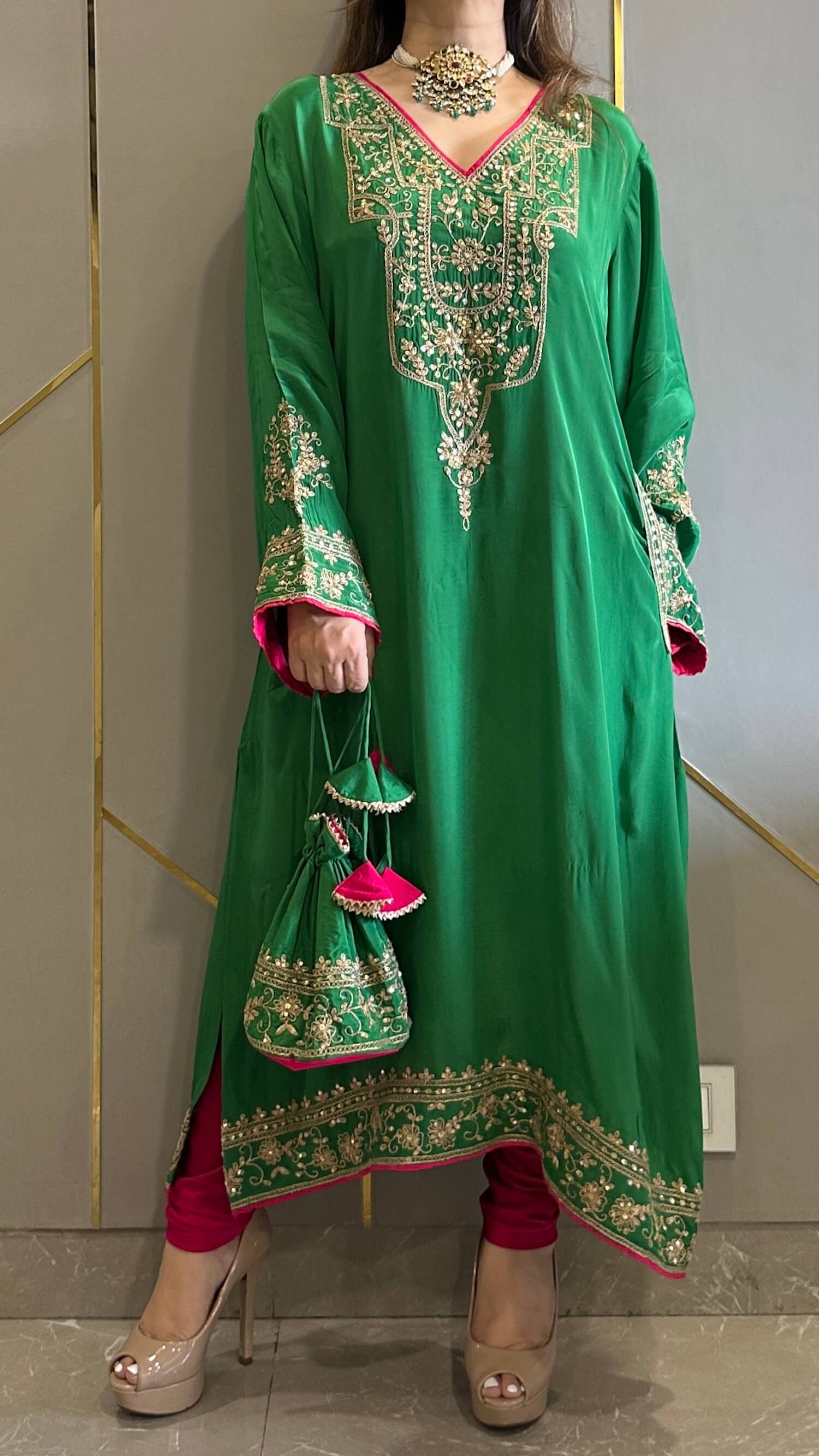 Embroidered Suit Set