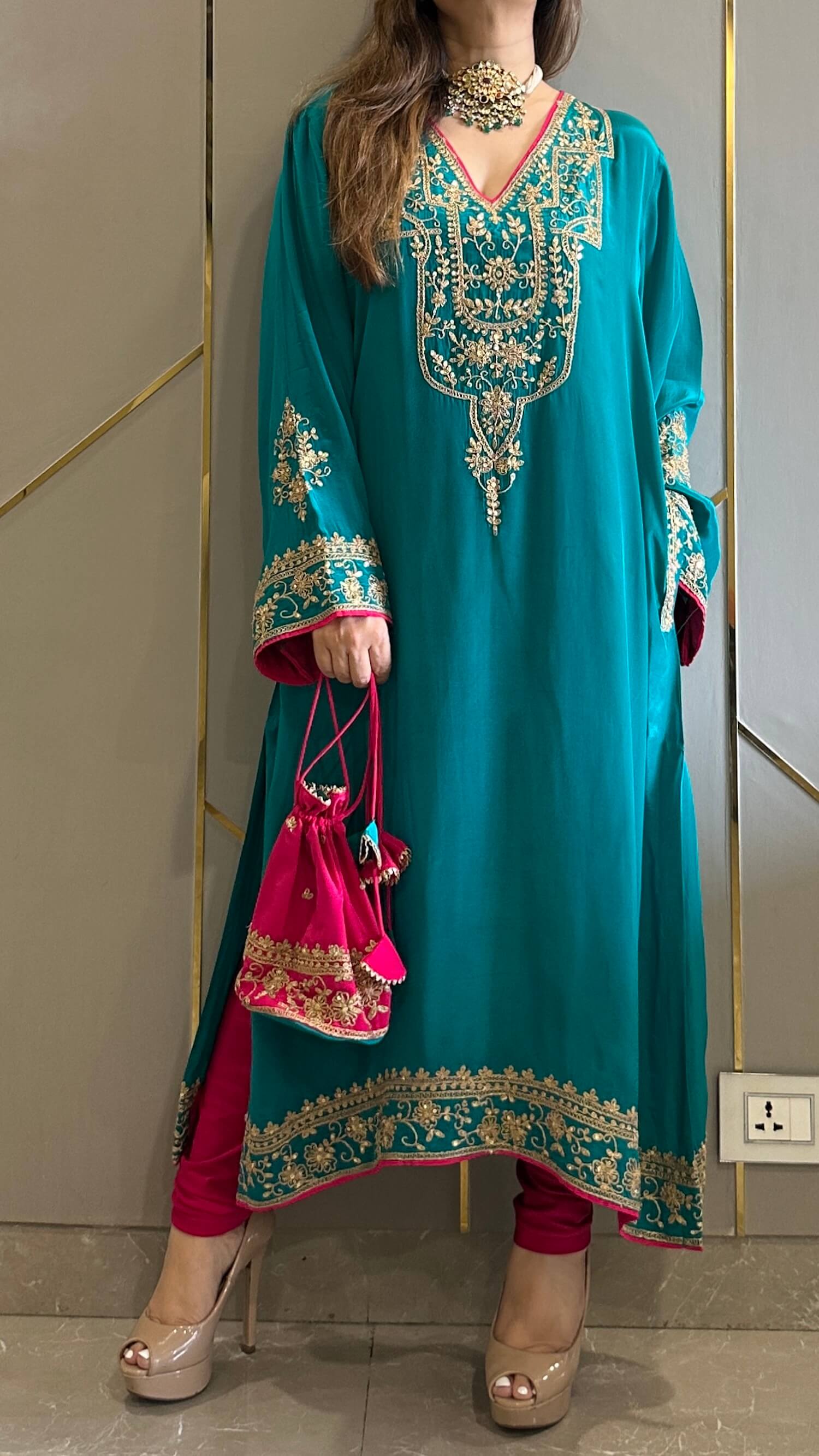Embroidered Suit Set