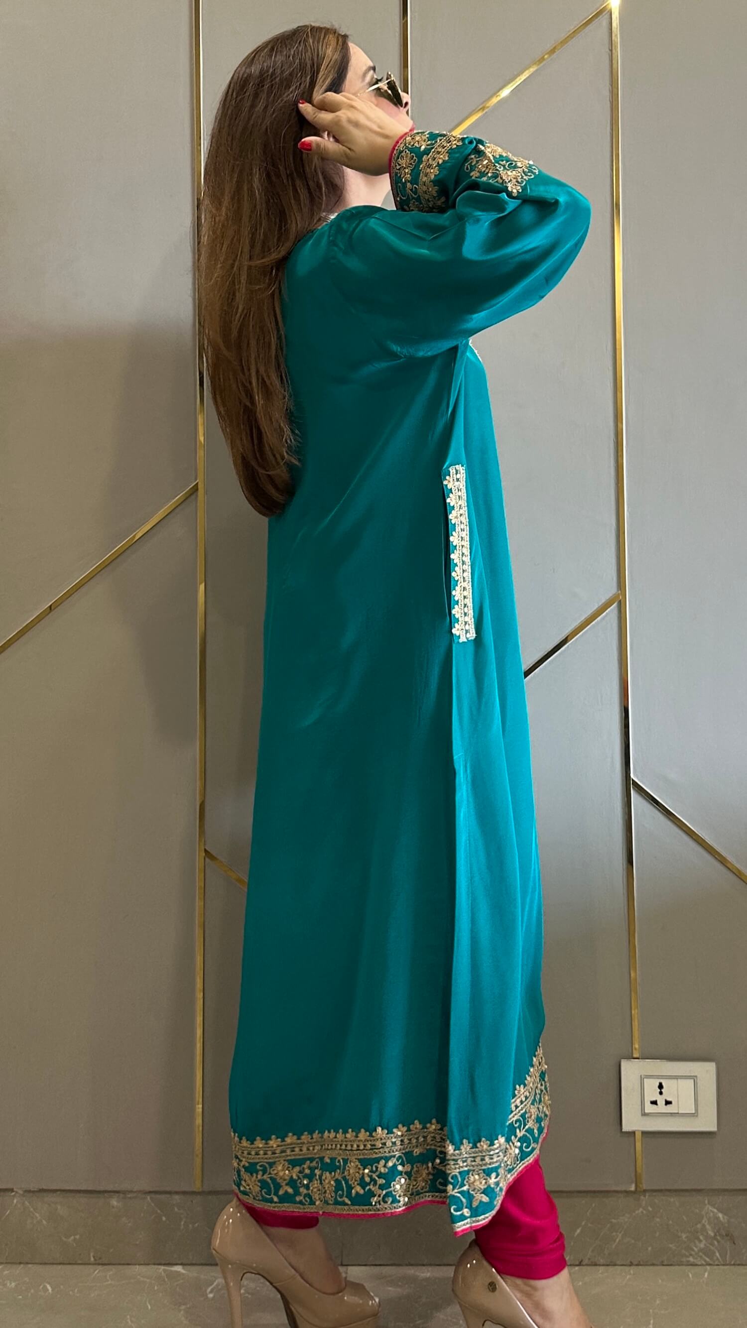 Embroidered Suit Set