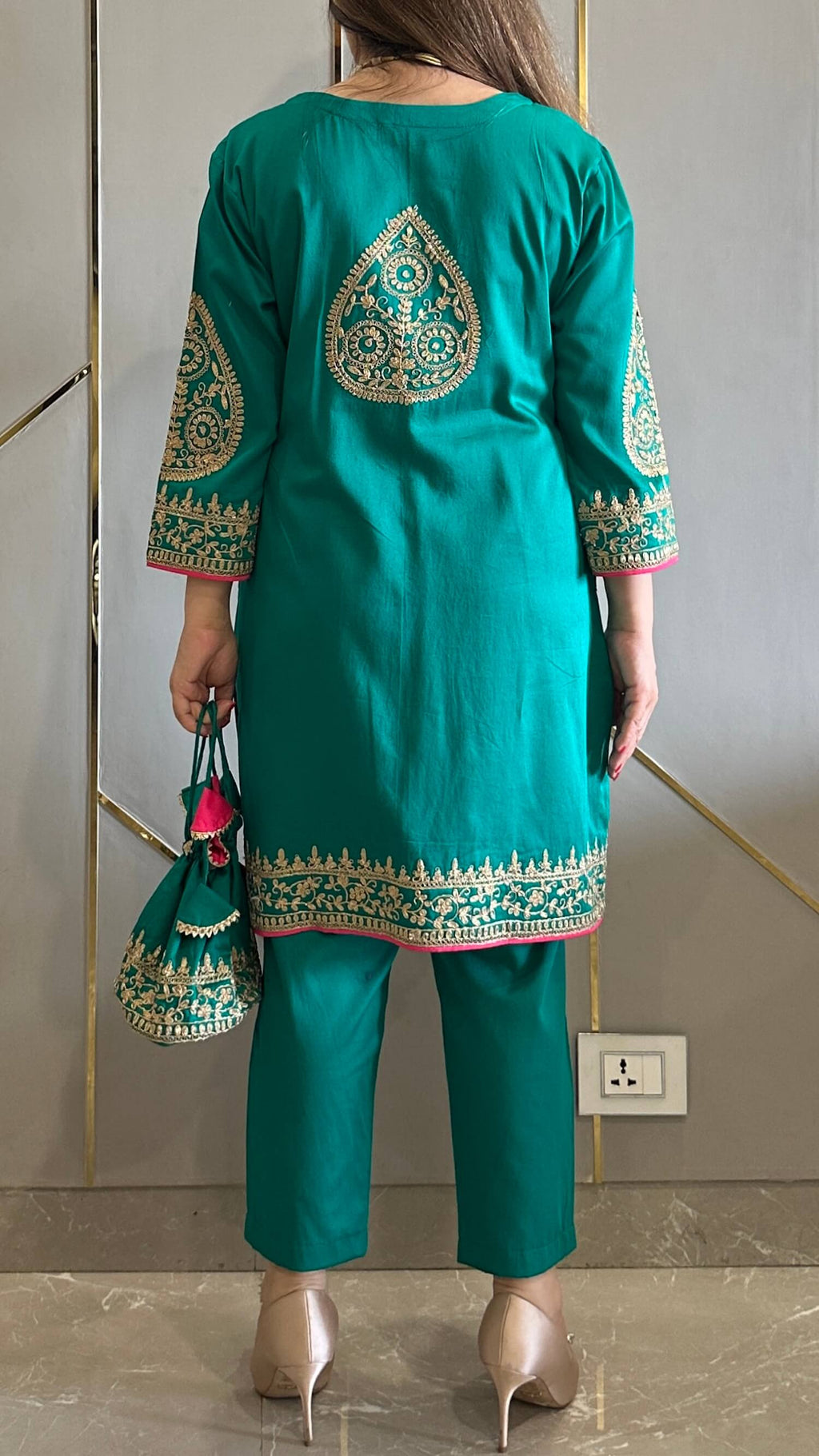Embroidered Suit Set