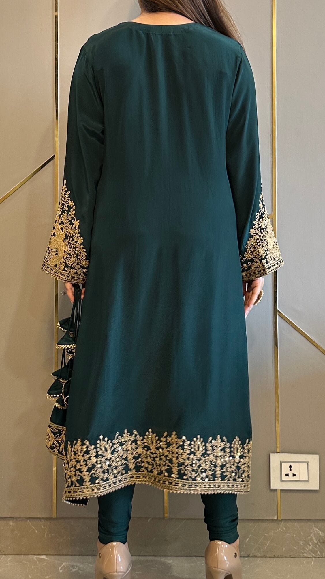 Embroidered Suit Set