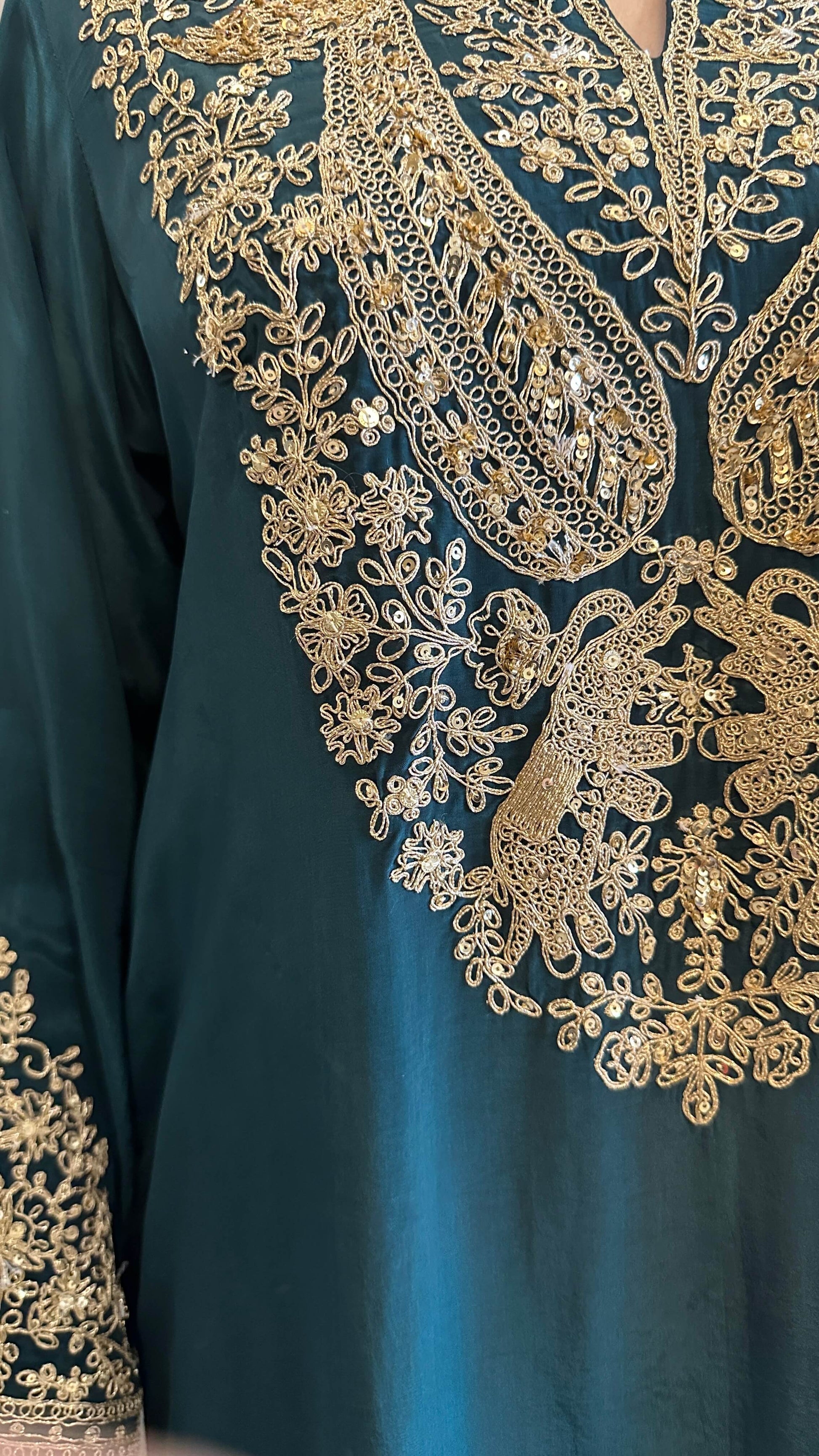 Embroidered Suit Set