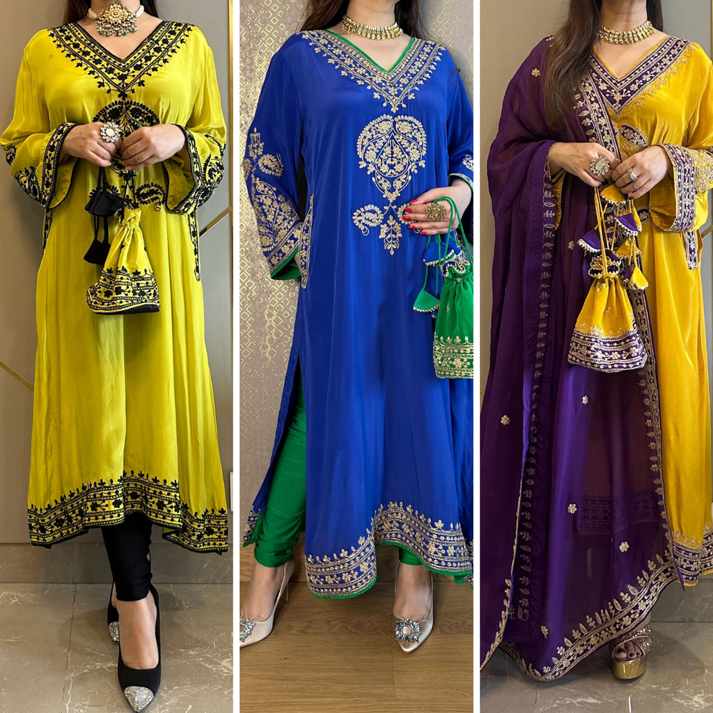 Embroidered Suit Set
