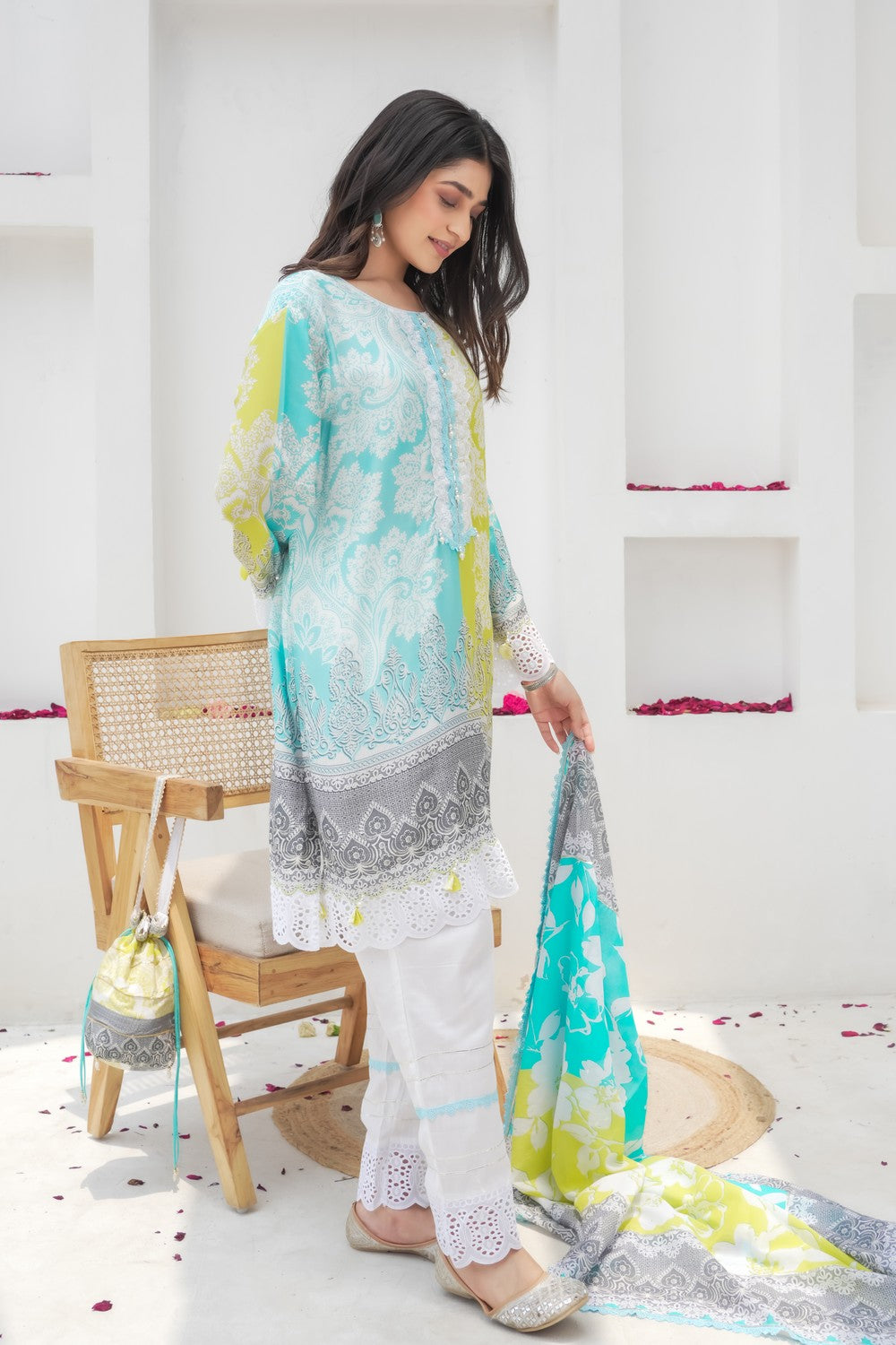 SAAR FIELDS COTTON SUIT SET