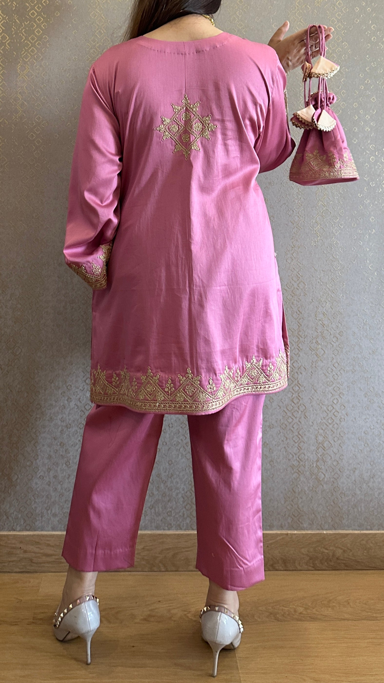 Embroidered Suit Set